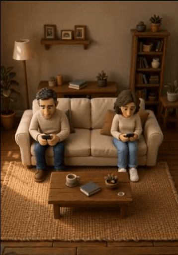AI Claymation Story Ad on Couple Connection