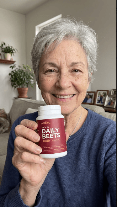 AI Selfie-with-Product Photos for Radixa Daily Beets